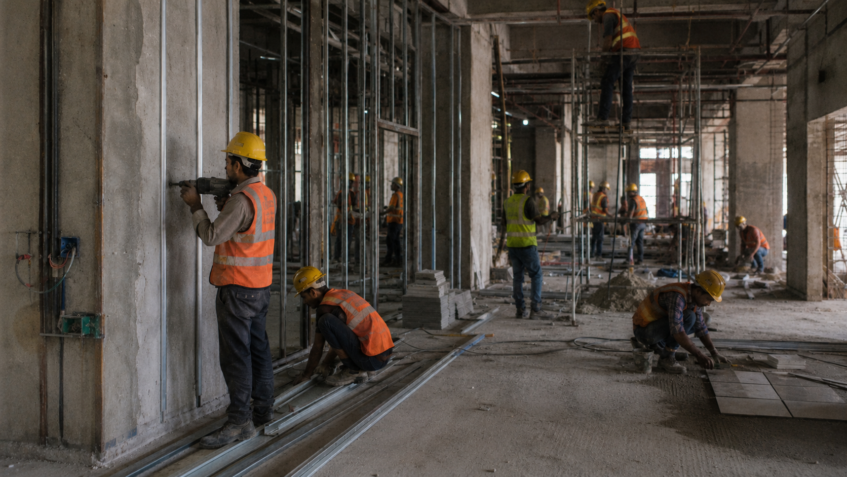 Construction environment captured by Dataplace